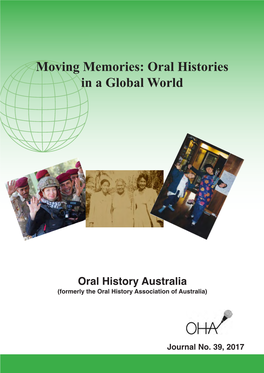 Oral History Australia Journal No. 39, 2017