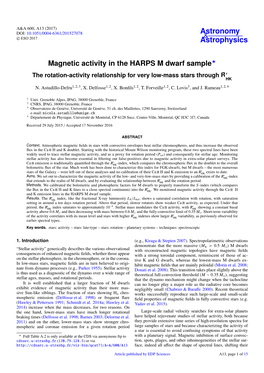 Magnetic Activity in the HARPS M Dwarf Sample? the Rotation-Activity Relationship for Very Low-Mass Stars Through R0 HK N