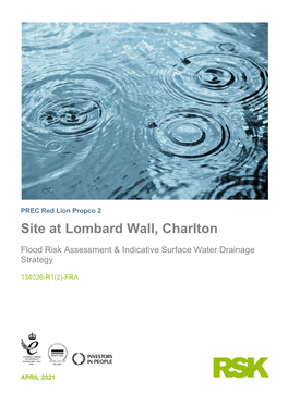 Site at Lombard Wall, Charlton