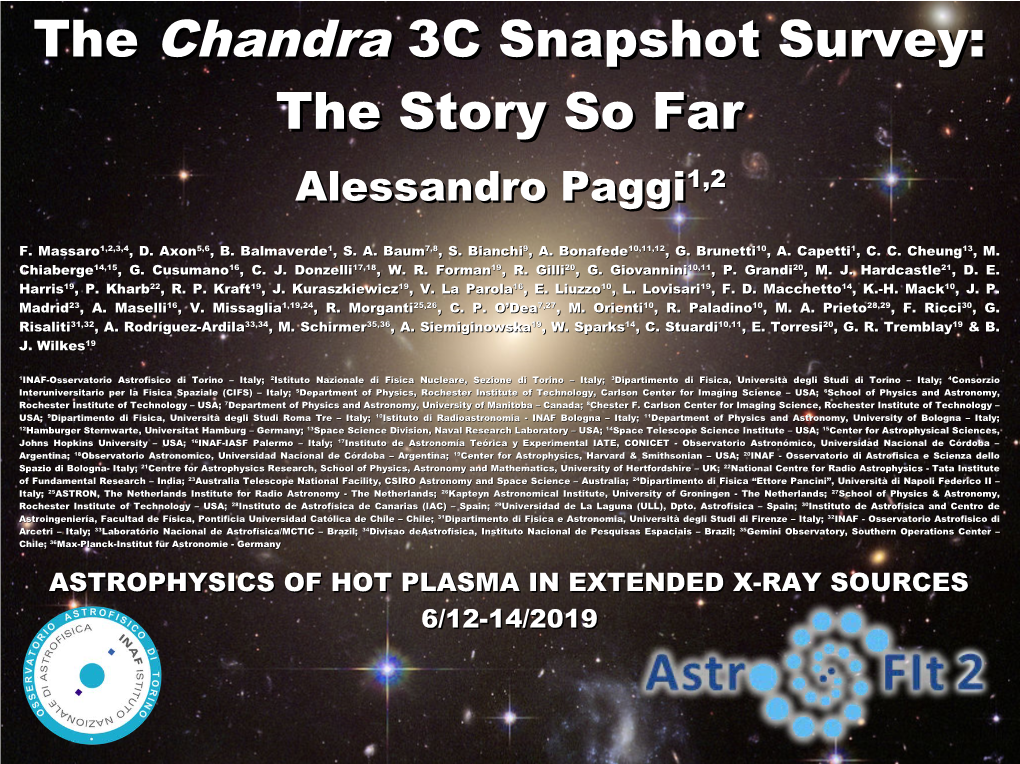 The Chandra 3C Snapshot Survey
