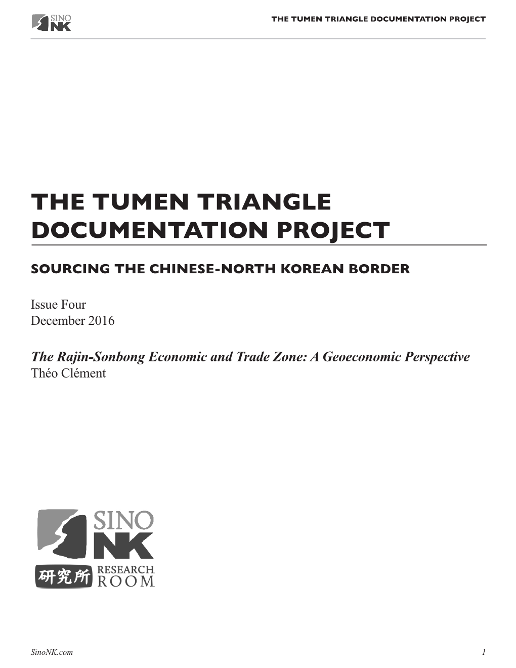 The Tumen Triangle Documentation Project