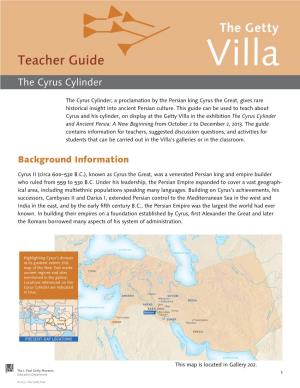 Download Cyrus Cylinder: Teacher Guide