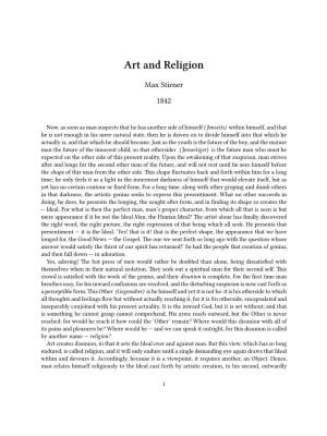 Art and Religion