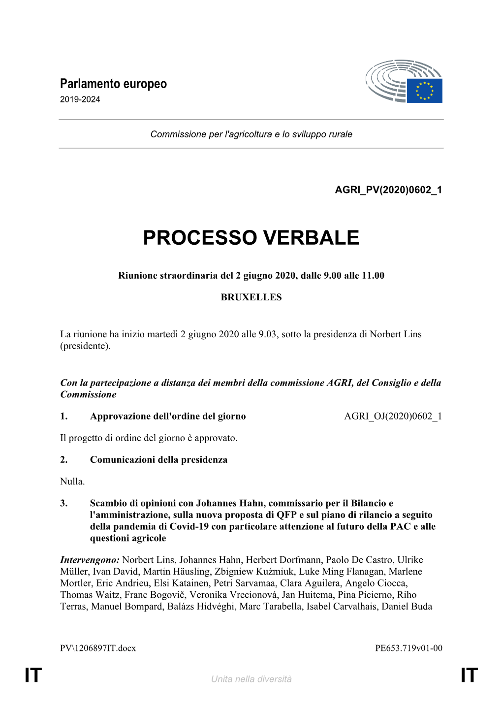 It It Processo Verbale