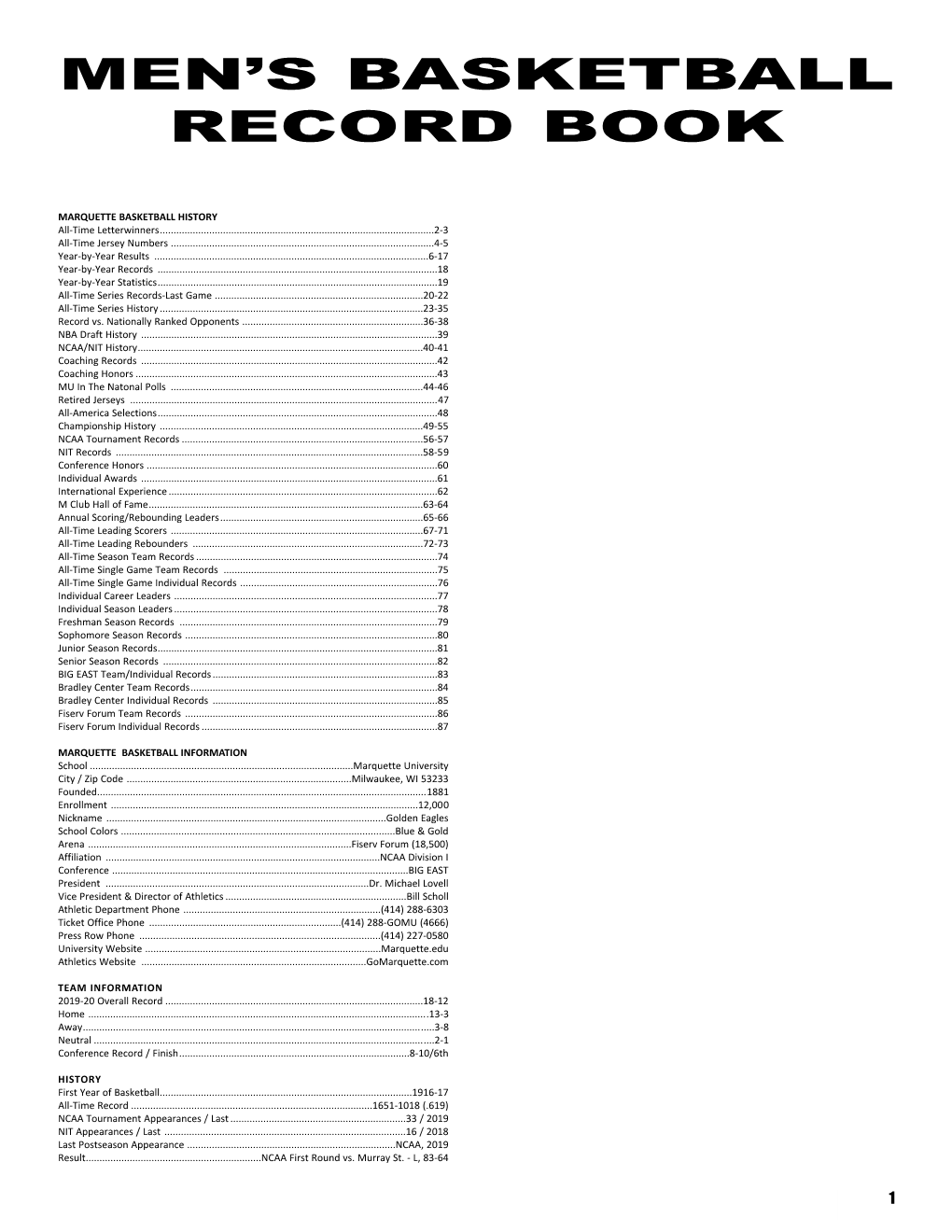 NCAA Tournament Records