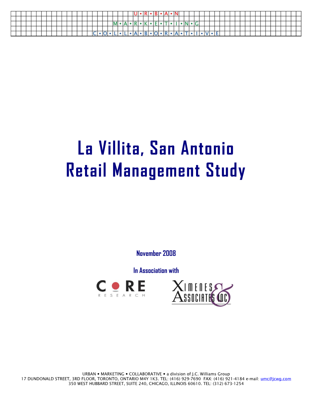 La Villita, San Antonio Retail Management Study