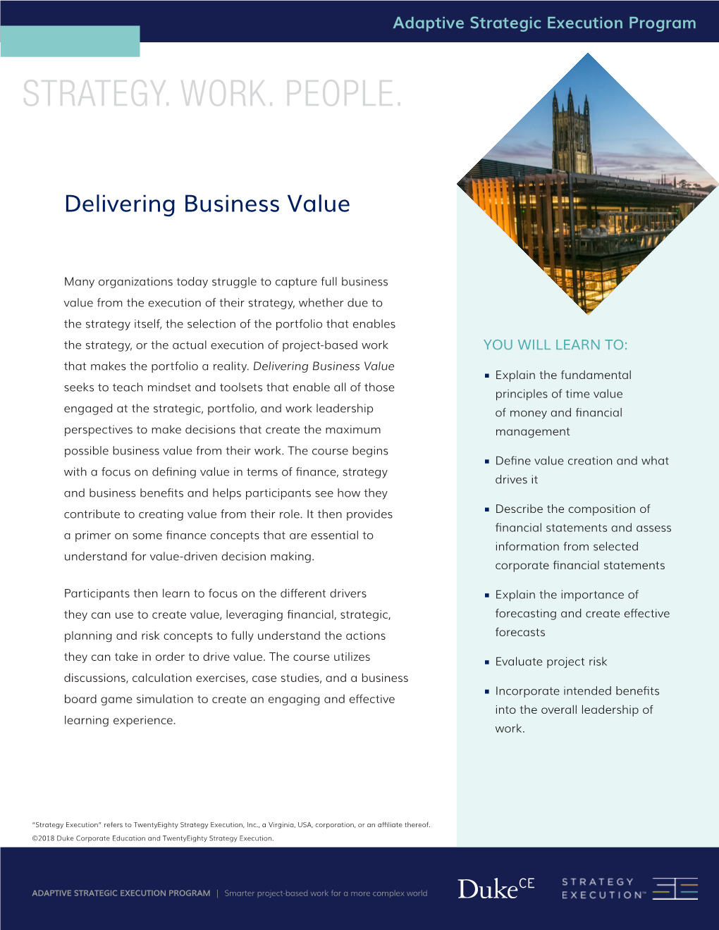 Delivering Business Value