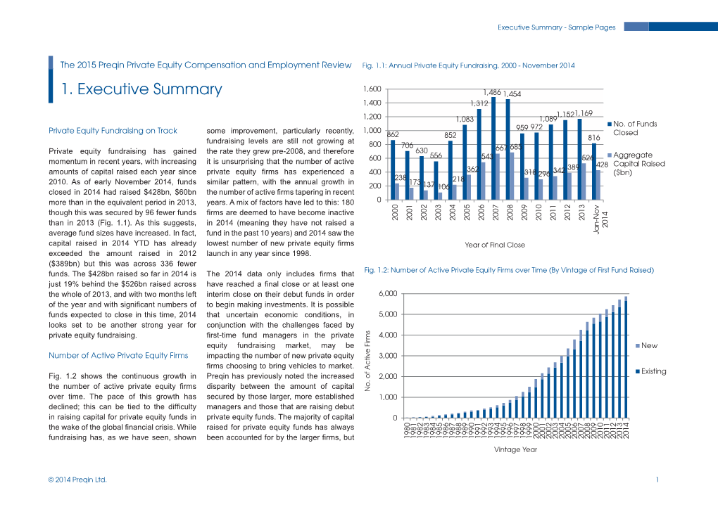 1. Executive Summary 1,486 1,454 1,400 1,312 1,1521,169 1,200 1,083 1,089 972 No