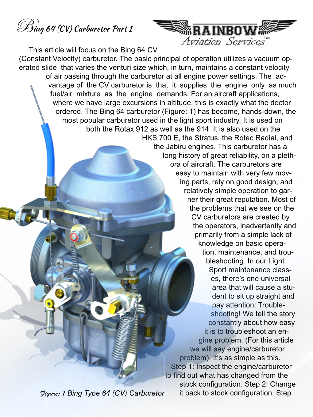 Bing 64 (CV) Carburetor Part 1