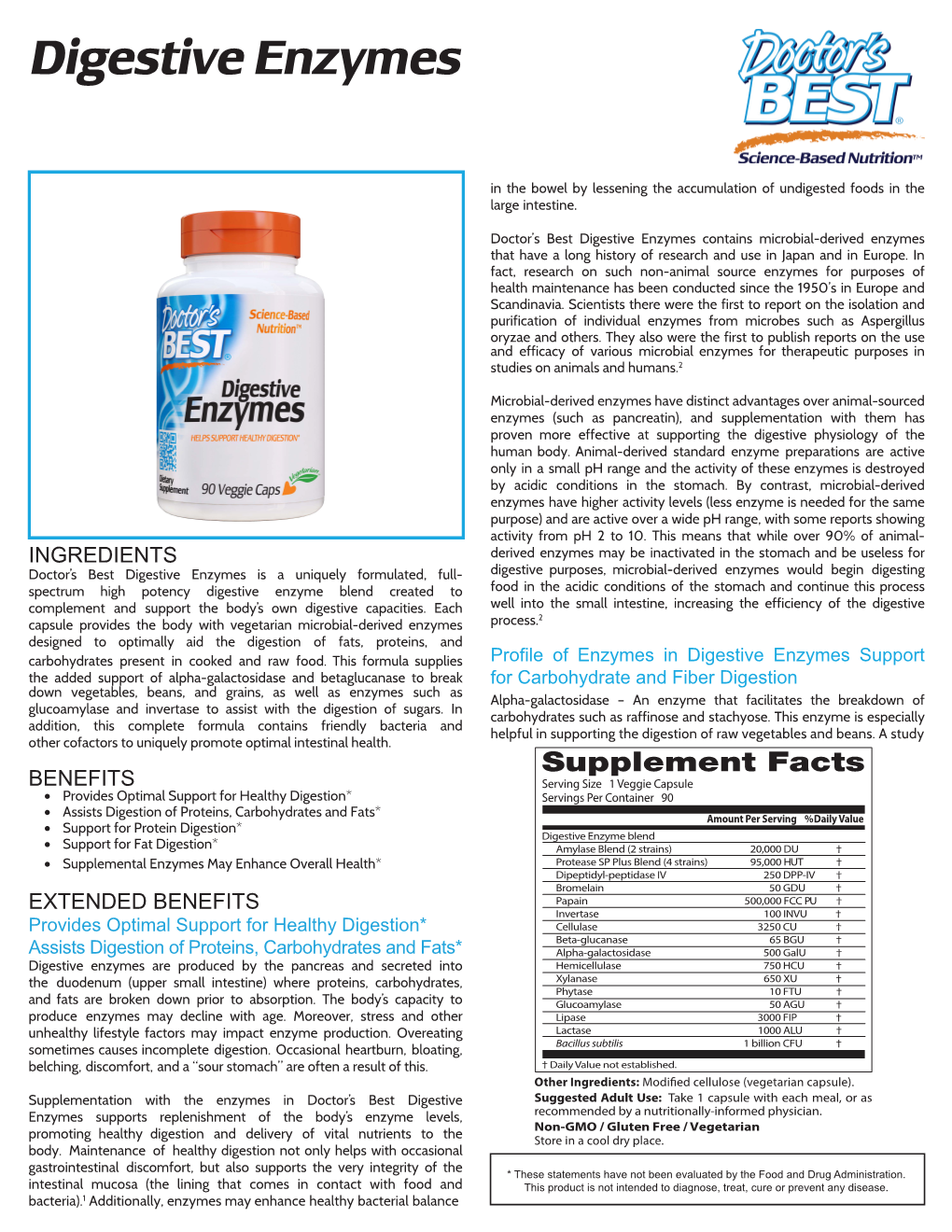 Digestive Enzymes