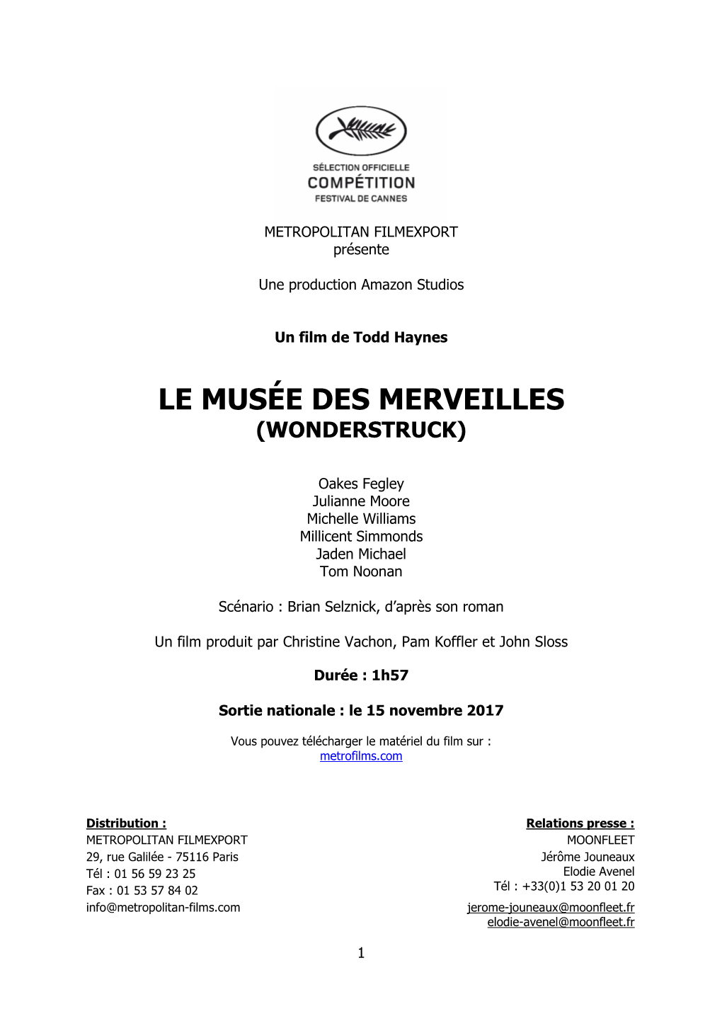 Le Musée Des Merveilles (Wonderstruck)