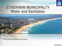 ETHEKWINI MUNICIPALTY Water and Sanitation