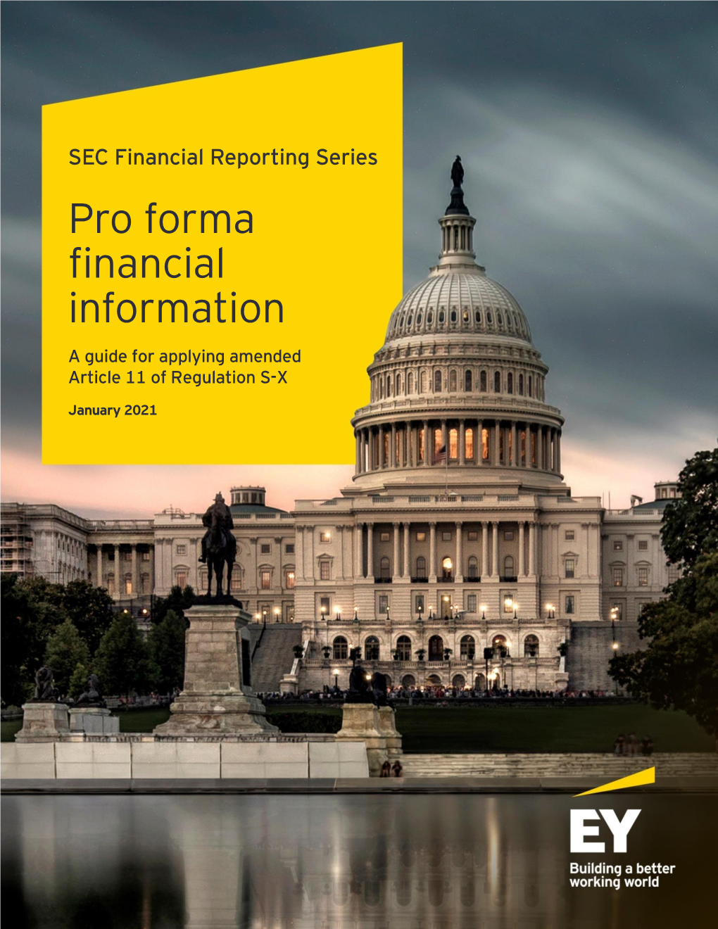 Pro Forma Financial Information a Guide for Applying Amended Article 11