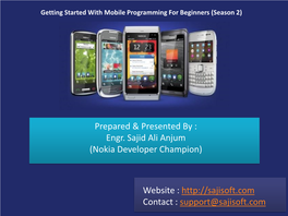 Qt Framework with Tools Designed to Streamline the Creation of Applications for Smartphones As Well As for Desktop OS