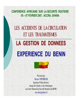 Experience Du Benin