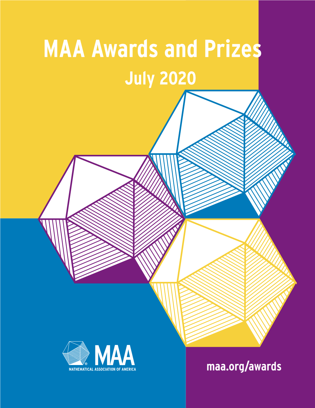 MAA Awards and Prizes July 2020