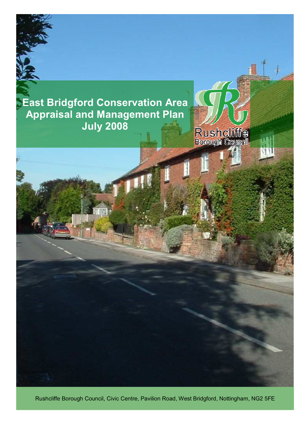 East Bridgford Appraisal and Management Plan