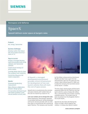 Space Exploration Technologies (Spacex) Case Study
