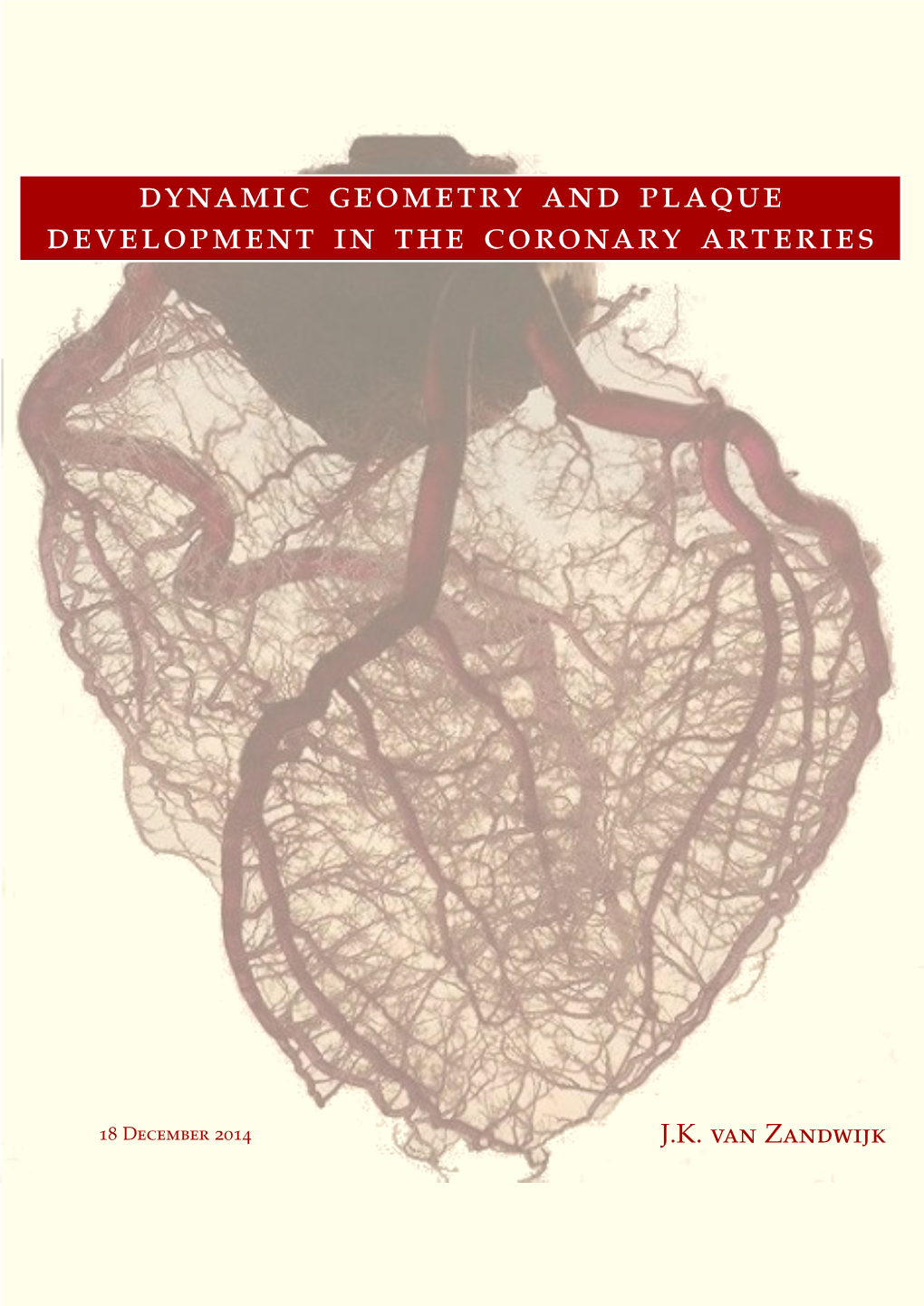 Dynamic Geometry and Plaque Development in the Coronary Arteries