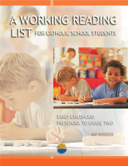 A Working Reading List for Catholic School Students
