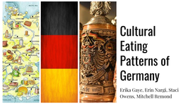 Cultural Eating Patterns of Germany Erika Gaye, Erin Nargi, Staci Owens, Mitchell Remond Geography Geographic Overview