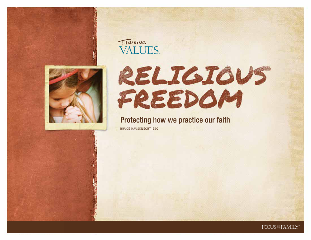 Religious Freedom for Churches the U.S