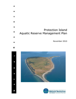 Protection Island Aquatic Reserve Management Plan