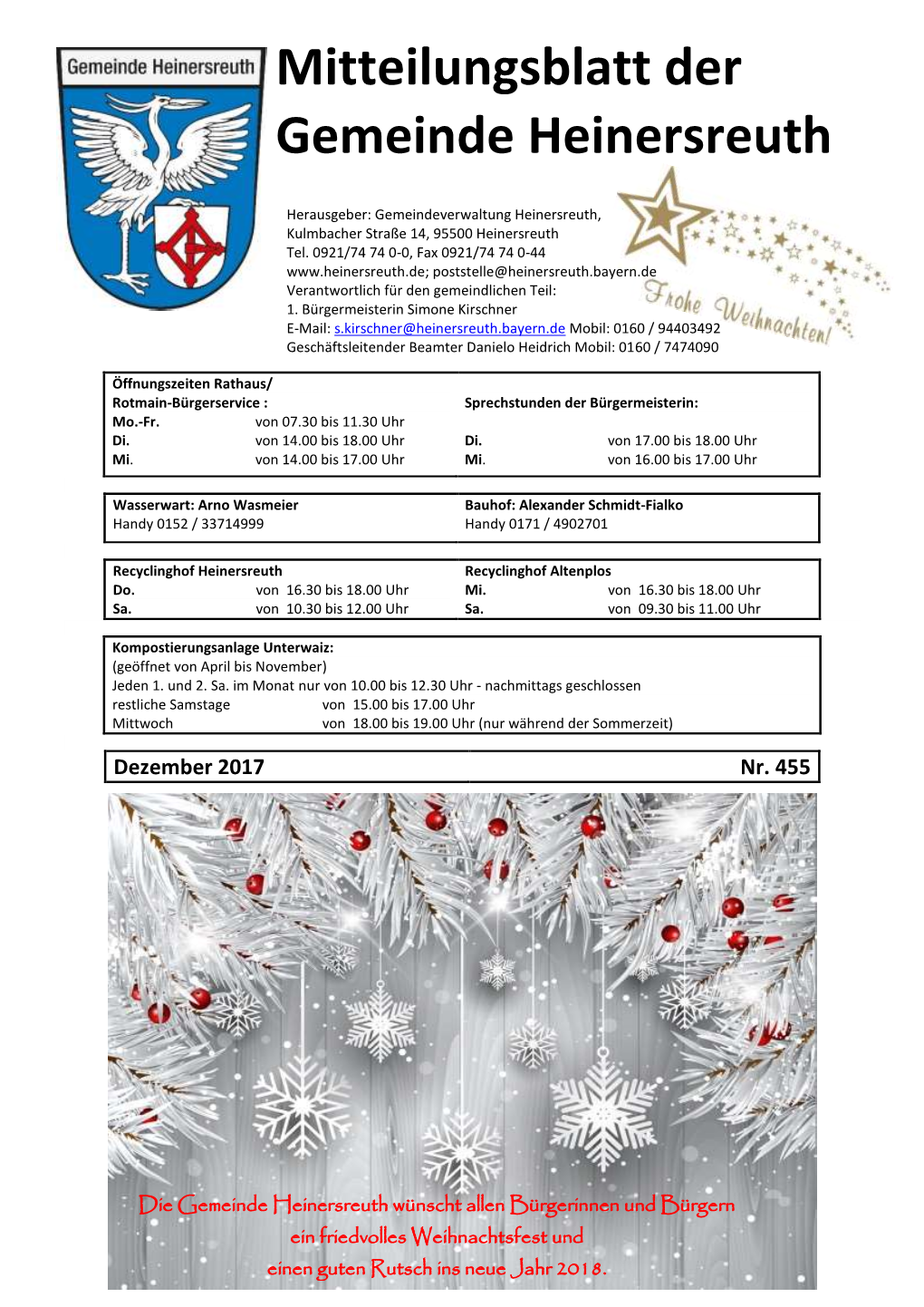 Mitteilungsblatt Dezember 2017