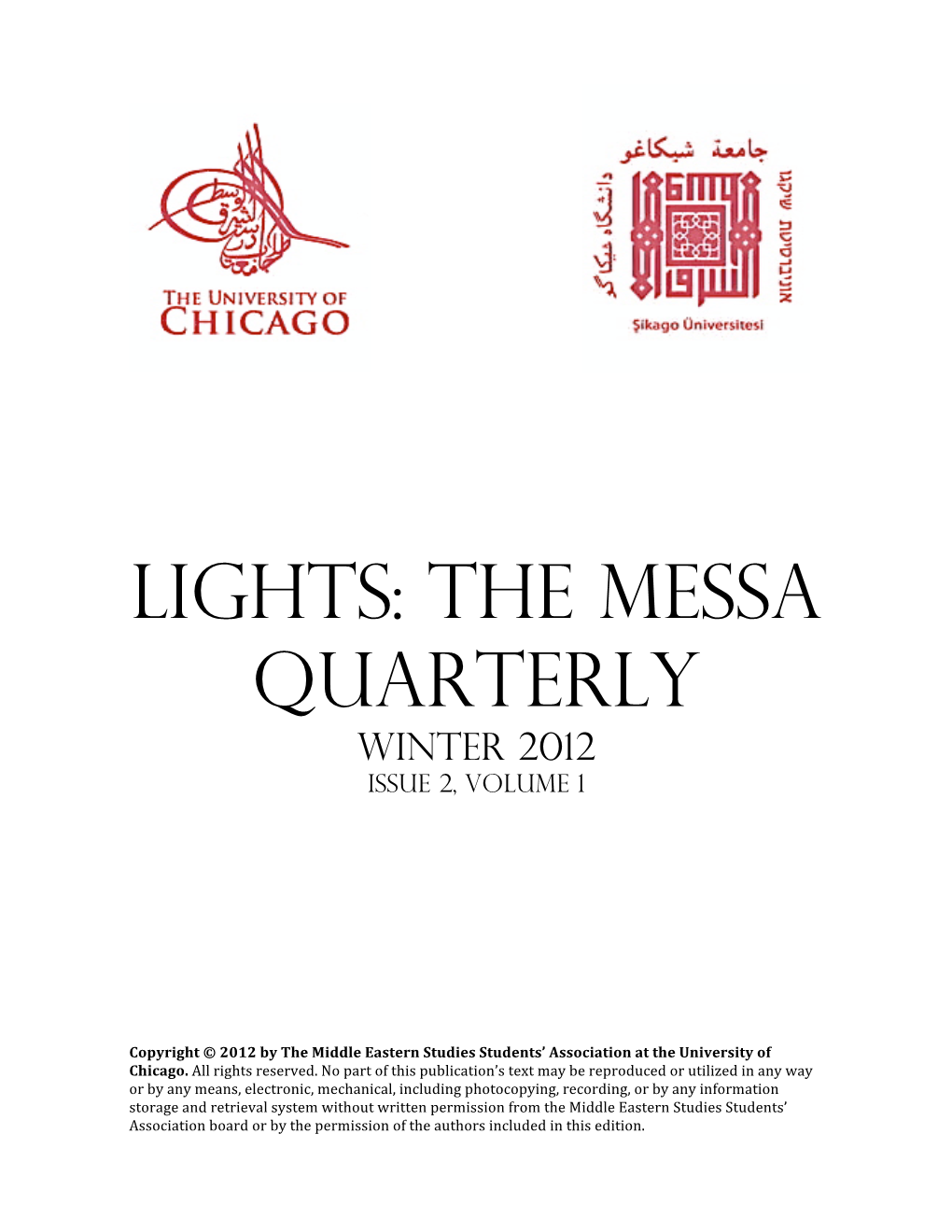 Lights: the MESSA Journal