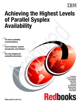 Achieving the Highest Levels of Parallel Sysplex Availabilitybility