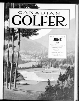 Canadian Golfer, June, 1934