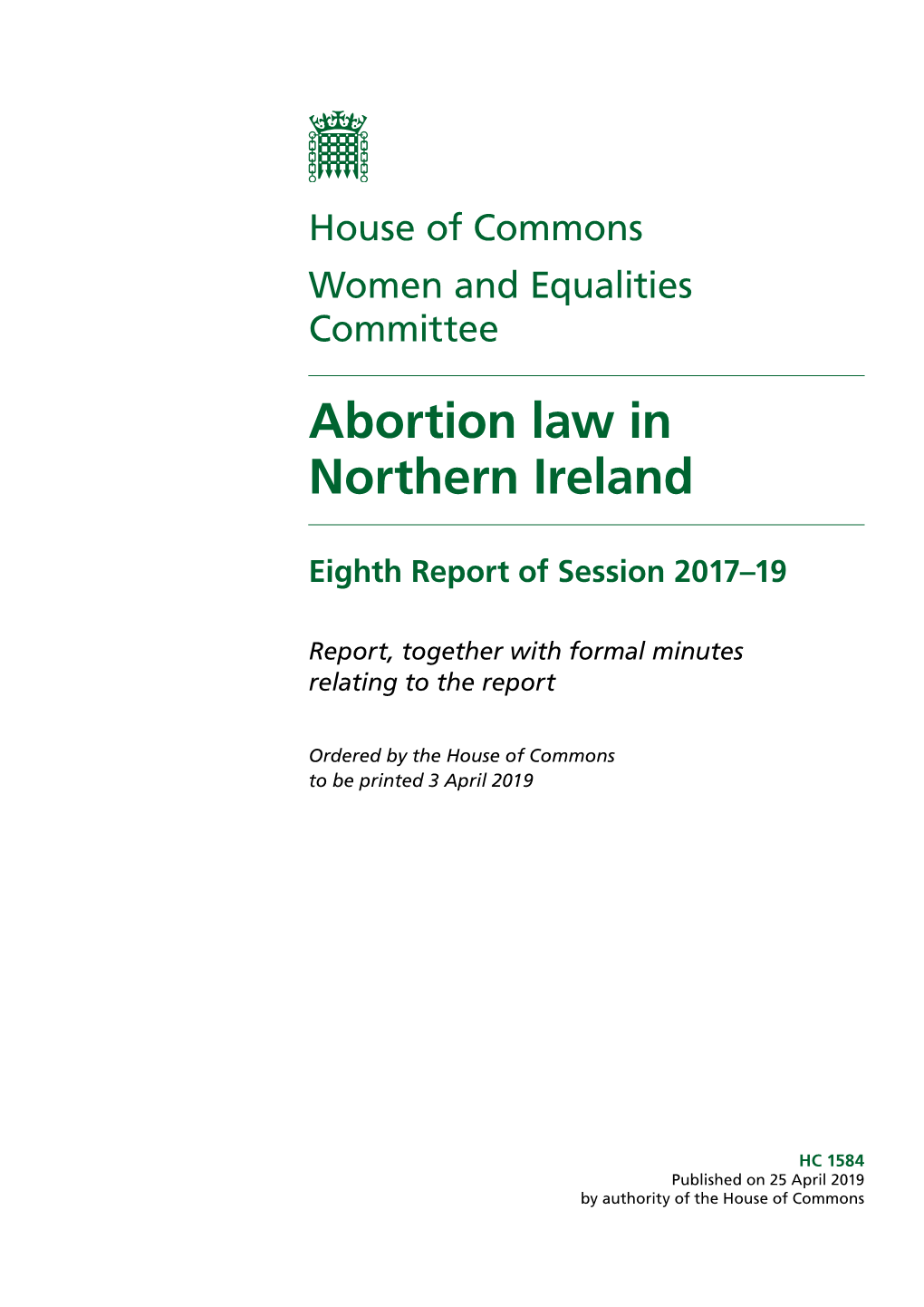 Abortion Law in Northern Ireland