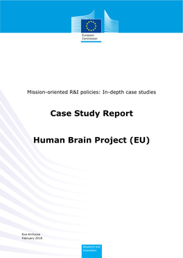 Case Study Report Human Brain Project (EU)