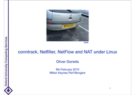 Conntrack, Netfilter, Netflow and NAT Under Linux