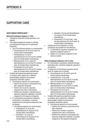 Appendix B Supportive Care