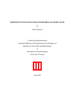 Persistence of Racism in Hollywood Biracial Buddy Films