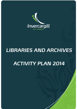 Libraries and Archives Activity Management Plan 2014