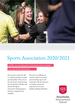 Sports Association 2020/2021