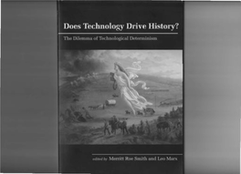 Technological Determinism in American Culture Merritt Roe Smith