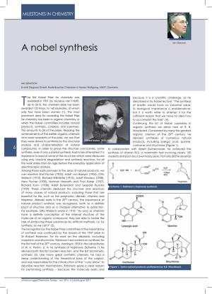A Nobel Synthesis