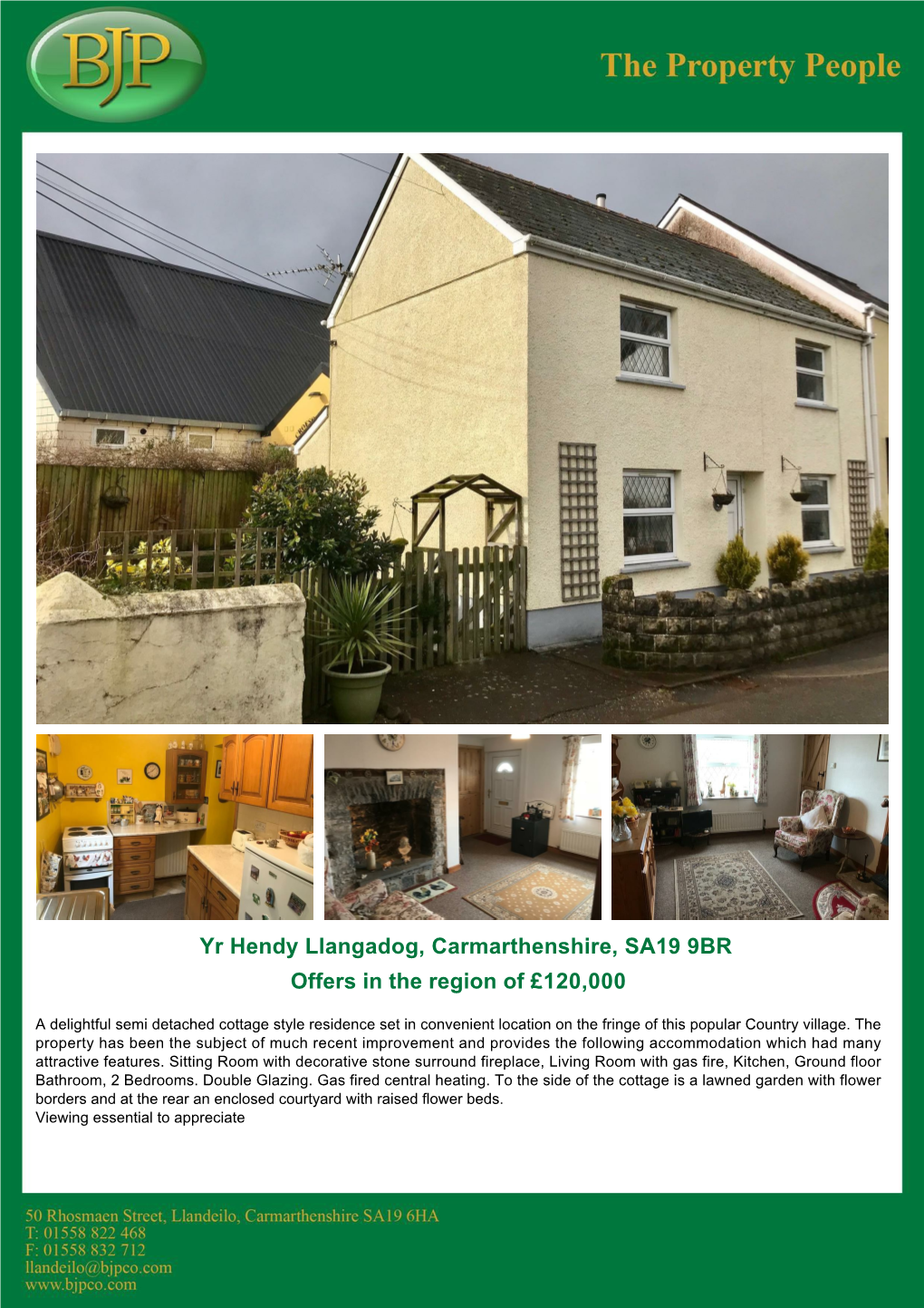 Llangadog, SA19 9BR SITTING ROOM 14'1