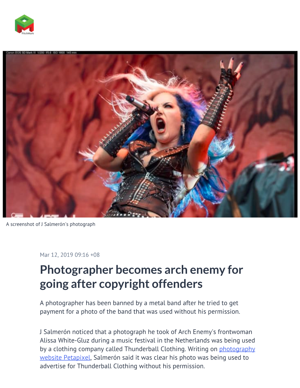 Photographer Becomes Arch Enemy for Going After Copyright Offenders