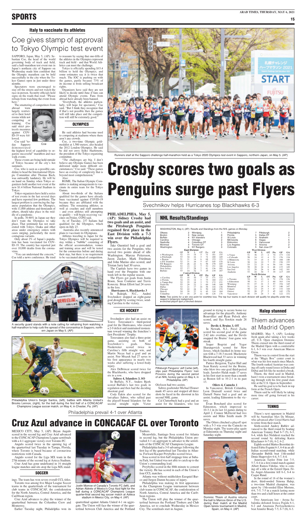 Crosby Scores Two Goals As Penguins Surge Past Flyers
