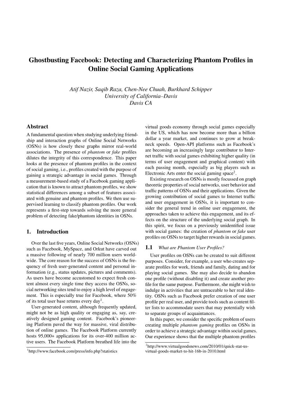 Detecting and Characterizing Phantom Profiles in Online Social