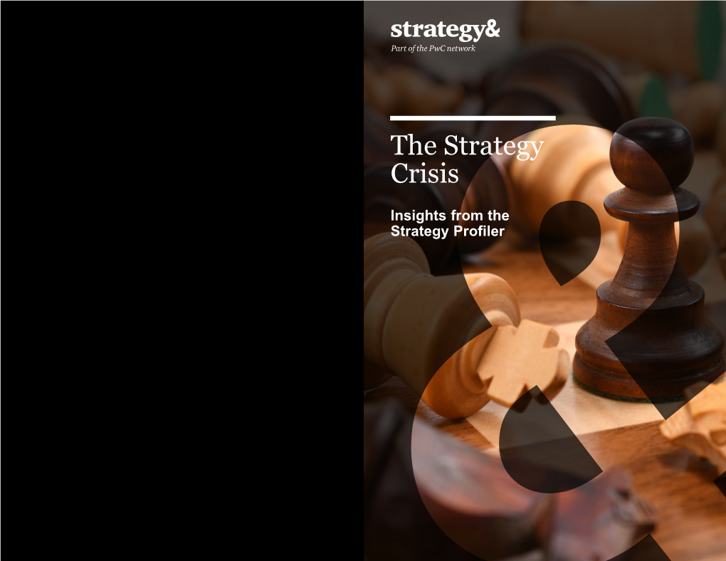 The Strategy Crisis