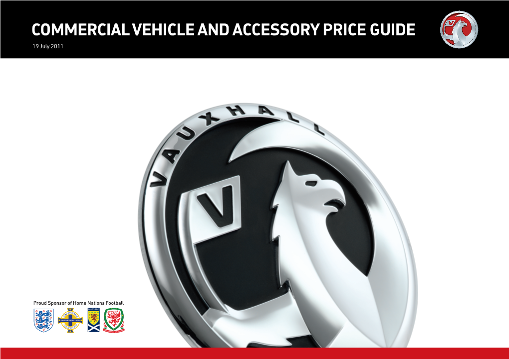 COMMERCIAL VEHICLE and ACCESSORY PRICE GUIDE 19 July 2011 Range Pricing Information