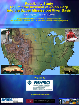 Feasibility Study to Limit the Invasion of Asian Carp Into the Upper Mississippi River Basin (Final Report – March 15, 2004)