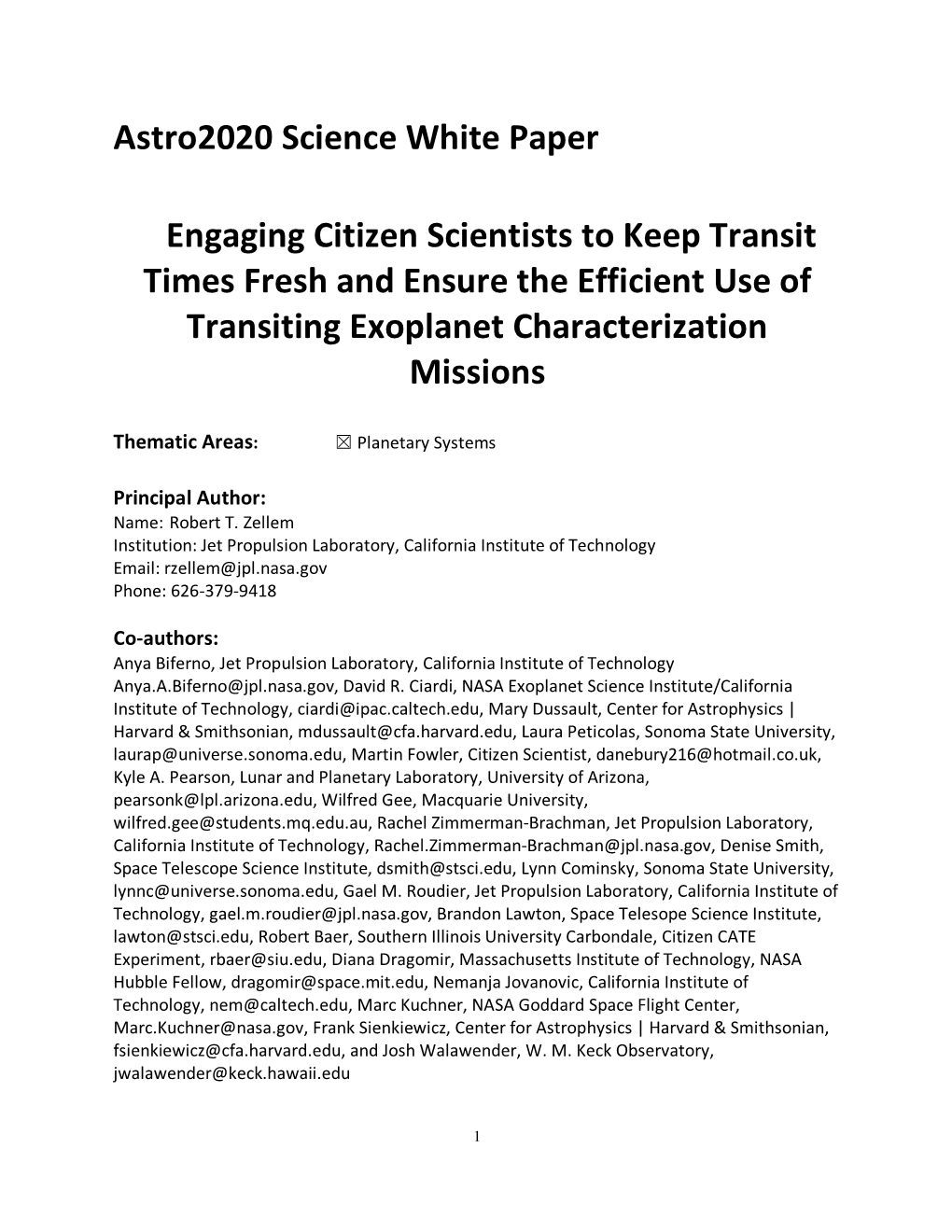 Engaging Citizen Scientists to Keep Transit Times Fresh and Ensure the Efficient Use of Transiting Exoplanet Characterization Missions