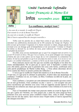 Feuillet Infos 2020 11