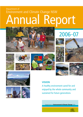 Department of Environment and Climate Change NSW Annual Report